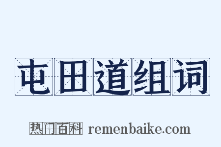 屯田道组词是什么意思的图片